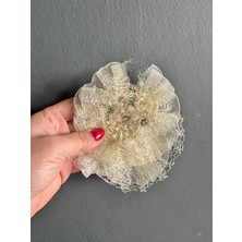 Gönülden Tasarım Kabartma Taş Boncuk Işleme Arma Dikiş Aplike 13X12 cm