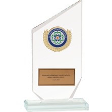 Odak Kupa - Cam Plaketler - CK-003 A - 12X21 cm