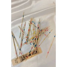 Feyza Design Beyaz Ahşap Oyuncak Oyun Çubuğu Çocuklar Için Akıl ve Zeka Geliştirici