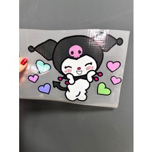 Gönülden Tasarım Ütü Ile Yapışan Çizgi Film Karakteri Transfer Baskı Arma 25X19 cm