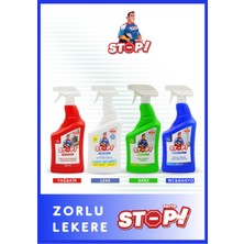 Stop Forte Zorlu Leke Seti 4 x 750 ml Leke, Derz,yağ,kir,tuvalet,banyo Temizleyici