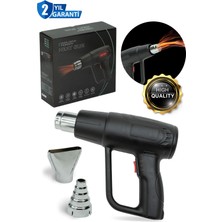 Moonshop Pro Seri DXF1000 Darbeye Dayanıklı Bakır Sargılı 2 Devirli Sıcak Hava Tabancası