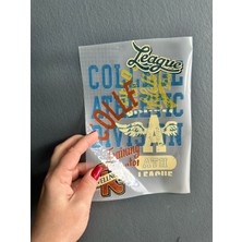 Gönülden Tasarım Ütü Ile Yapışan Renkli Yazılı Transfer Baskı Arma 24X15 cm