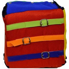 Feyza Design 6'lı Çok Işlevli Beceri Küpü 22X22X22 cm - Eğitici Oyuncak