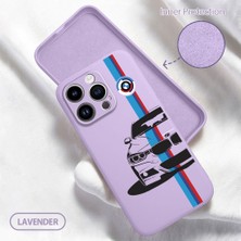 HONTINGA iPhone 14 Pro ile Uyumlu Kılıfı Içi Kadifeli Düşüme Önleyici Basitlik Anti Düşme Kamera Korumali Bmw Desen Telefon Kılıfı Kadın ve Erkek Için Uygundur K6-0181