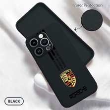 HONTINGA iPhone 14 Pro ile Uyumlu Kılıfı Içi Kadifeli Düşüme Önleyici Basitlik Anti Düşme Kamera Korumali Porsche Desen Telefon Kılıfı Kadın ve Erkek Için Uygundur K6-0184