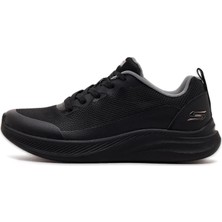 Skechers 117730TK Kadın Spor Ayakkabı Siyah Bobs Moda Flex Hafif Düz Taban Sentetik Malzeme