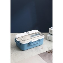 Vagonlife Beslenme Kutusu Tek Katlı Paslanmaz Çelik - 900 ml 2 Bölmeli Yeni Nesil Lunch Box