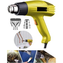 Moonshop Pro Alman Teknoloji 3900 Wf Darbeye Dayanıklı Kademeli Sıcak Hava Tabancası Hediyeli Ürün