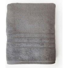 Alesta Home Pamuklu Gri Banyo Havlusu 100X150 cm HVL052