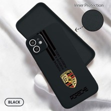 HONTINGA iPhone 12 ile Uyumlu Kılıfı Içi Kadifeli Düşüme Önleyici Basitlik Anti Düşme Kamera Korumali Porsche Desen Telefon Kılıfı Kadın ve Erkek Için Uygundur K6-0184