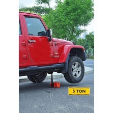 Moonshop Pro Seri Elektirikli Araba Kriko Kiti 5 Ton 12 V Hidrolik Kriko Bijon Anahtarı Seti Darbe Anahtarı