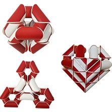 Feyza Design Yılan Şekilli Stres Giderici Oyuncak - Kırmızı