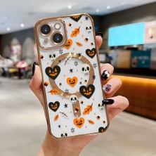 Ucuc iPhone 15 Uyumlu Şeffaf Arka Yüzeyli Manyetik Darbeye Dayanıklı Silikon Kılıf