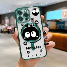 Ucuc iPhone 14 Pro Uyumlu Şeffaf Arka Yüzeyli Manyetik Darbeye Dayanıklı Silikon Kılıf