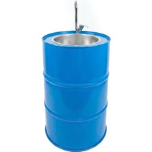 Acar Metal Metal Varil Lavabo Mavi