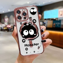 Ucuc iPhone 14 Pro Uyumlu Şeffaf Arka Yüzeyli Manyetik Darbeye Dayanıklı Silikon Kılıf