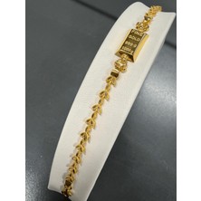 14 Ayar 4.65 Gram Külçeli Onslu Uzatma Zincirli Bileklik Afşar Kuyumculuk