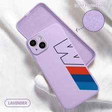 HONTINGA iPhone 14 ile Uyumlu Kılıfı Içi Kadifeli Düşüme Önleyici Basitlik Anti Düşme Kamera Korumali Bmw Desen Telefon Kılıfı Kadın ve Erkek Için Uygundur K6-0182