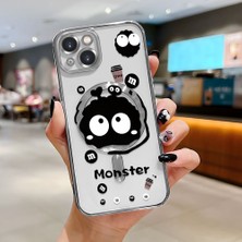 Ucuc iPhone 13 Uyumlu Şeffaf Arka Yüzeyli Manyetik Darbeye Dayanıklı Silikon Kılıf