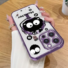 Ucuc iPhone 14 Pro Max Uyumlu Şeffaf Arka Yüzeyli Manyetik Darbeye Dayanıklı Silikon Kılıf