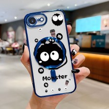 Ucuc iPhone 16E Uyumlu Şeffaf Arka Yüzeyli Manyetik Darbeye Dayanıklı Silikon Kılıf