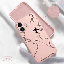HONTINGA iPhone 16 ile Uyumlu Kılıfı Içi Kadifeli Düşüme Önleyici Basitlik Anti Düşme Kamera Korumali Uçuş Desen Telefon Kılıfı Kadın ve Erkek Için Uygundur K6-0200
