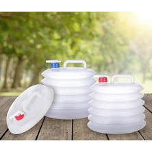 Zenvia Fda Akordiyon Musluklu Katlanır Su Bidonu 10 Lt (4887) ZNVA-GO3146