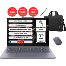 Lenovo Ideapad 5 83KR000FTR P1 2-In-1 Intel Ultra 5 225U 16GB Ram 512GB SSD 14" Wuxga WIN11 Pro Taşınabilir Bilgisayar