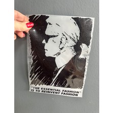 Gönülden Tasarım Ütü Ile Yapışan Adam Görselli Transfer Baskı Arma 24X17 cm