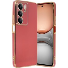 Aesco Mey Ithalat®  Realme C75 4g Kılıf Volet Silikon - Kırmızı