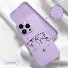 HONTINGA iPhone 14 Pro ile Uyumlu Kılıfı Içi Kadifeli Düşüme Önleyici Basitlik Anti Düşme Kamera Korumali Uçuş Desen Telefon Kılıfı Kadın ve Erkek Için Uygundur K6-0191