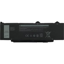 Retro Dell Latitude 5550 (2024) P127F, P127F001 Uyumlu Batarya Pil 