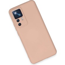 Gray Line Gry  Xiaomi Mi 12T Pro Kılıf Nano Içi Kadife Silikon - Pudra Nel1