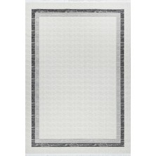 Sere Serpe Modern Doğal Taban Saçaklı Salon Koridor Mutfak Çocuk Oturma Odası Halı Yolluk 7107 Gri