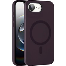 Aesco Mey Ithalat®  Apple iPhone 16E Tuna Pc Slim Magsafe Kapak - Derin Mor