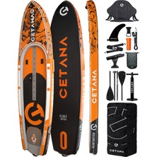 Cetana 272 kg Kapasiteli 11'6*35''8'' Koltuklu Şişme Sup Board/stand Up Paddle Board 351X89X18 Sörf Tahtası