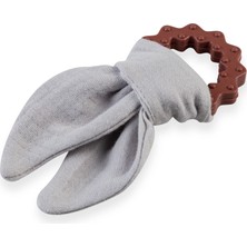 Gray Line Gry Silikon Diş Kaşıyıcılı Müslin Önlük 736 Gri Nel1