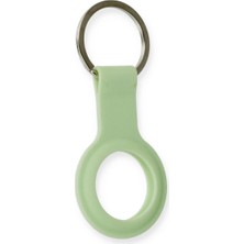 Gray Line Gry  Airtag Silikon Kılıf - Yeşil Nel1