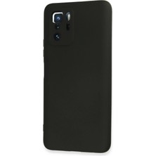 Gray Line Gry  Xiaomi Poco X3 Gt Kılıf Nano Içi Kadife Silikon - Siyah Nel1