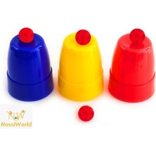 Gray Line Gry Renkli Kupalar ve Toplar Sihirbazlık Seti - Başlangıç Seviyesi Sihir Malzemesi Nel1