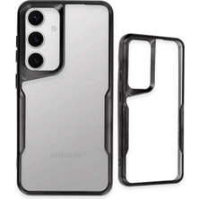 Gray Line Gry  Samsung Galaxy A36 Kılıf Boyi Silikon Kapak - Siyah Nel1