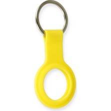 Gray Line Gry  Airtag Silikon Kılıf - Sarı Nel1
