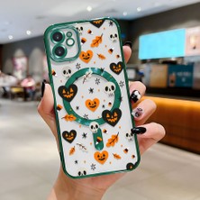 Ucuc iPhone 11 Uyumlu Şeffaf Arka Yüzeyli Manyetik Darbeye Dayanıklı Silikon Kılıf