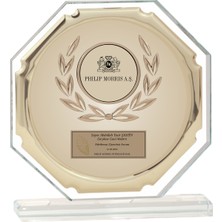 Odak Kupa - Cam Plaketler - CK-004 A - 18X19 cm