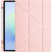 Aesco Mey Ithalat®  Xiaomi Redmi Pad 2 Kalemlikli Mars Tablet Kılıfı - Rose Gold