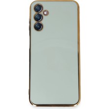 Aesco Mey Ithalat®  Samsung Galaxy M14 5g Kılıf Volet Silikon - Açık Yeşil