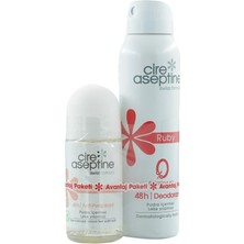 Cire Aseptine Deodorant Ruby 150 ml + Soft Roll On Set