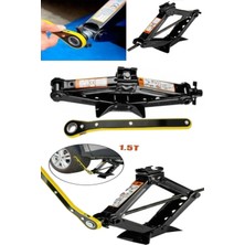 Moonshop Araba Oto Karavan Kaldırma Krikosu 1,7 Ton Makas Cırcır Otomatik Çelik Malzeme.