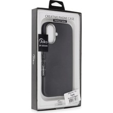 Gray Line Gry  iPhone 16 Wonder Deri Magsafe Kapak - Lacivert Nel1